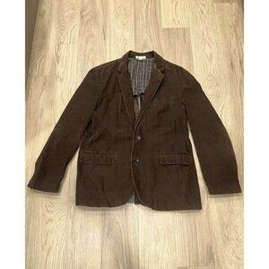 J Crew Corduroy Blazer Brown Mens XL Style 29738 READ
